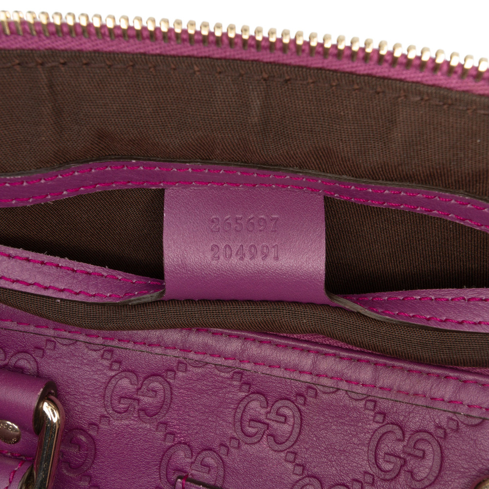 Pre-Loved Gucci Medium Guccissima Joy Boston Bag - Picture 6 of 11